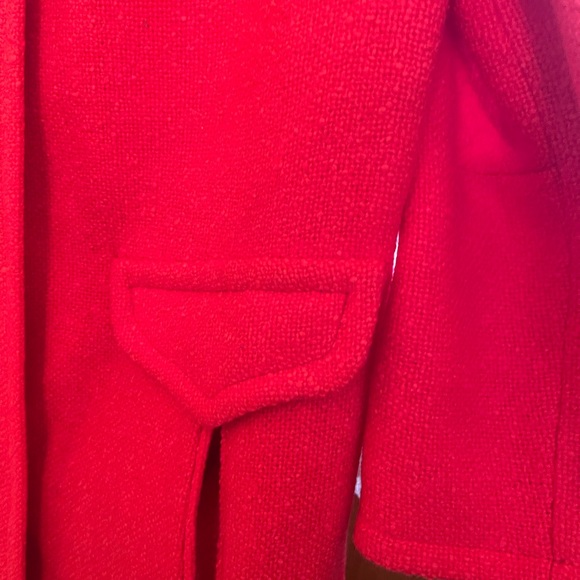 Dumas vintage coat; beautiful red like new! Petite style - Picture 4 of 15